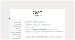 Desktop Screenshot of gmcabogados.com
